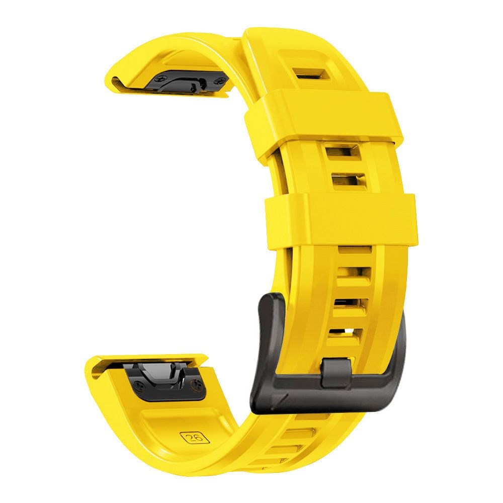 Universal Garmin 22mm QuickFit Iconband Tech-Protect Line Silikone Rem - Gul