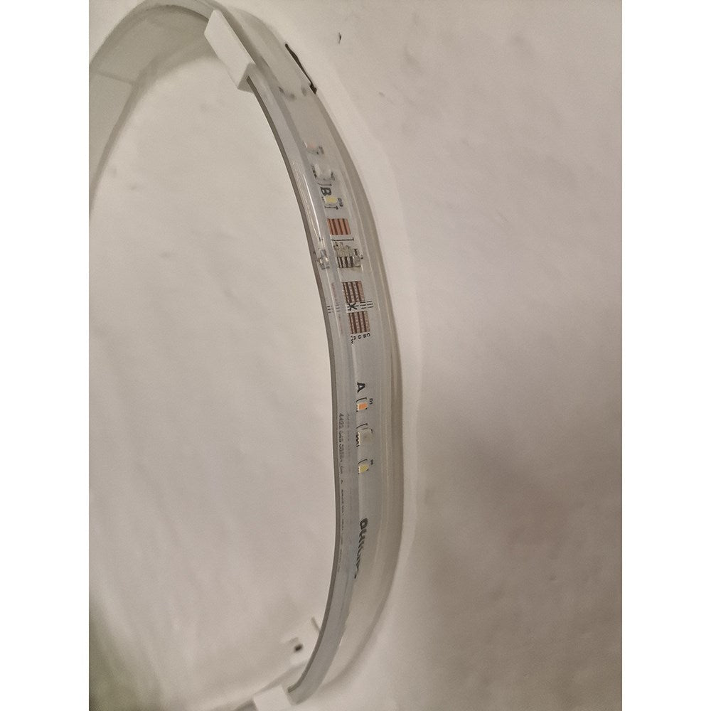 Light Solutions - Philips Hue LightStrip V4 & Gradient Beslag 90° - 10 stk. - Hvid