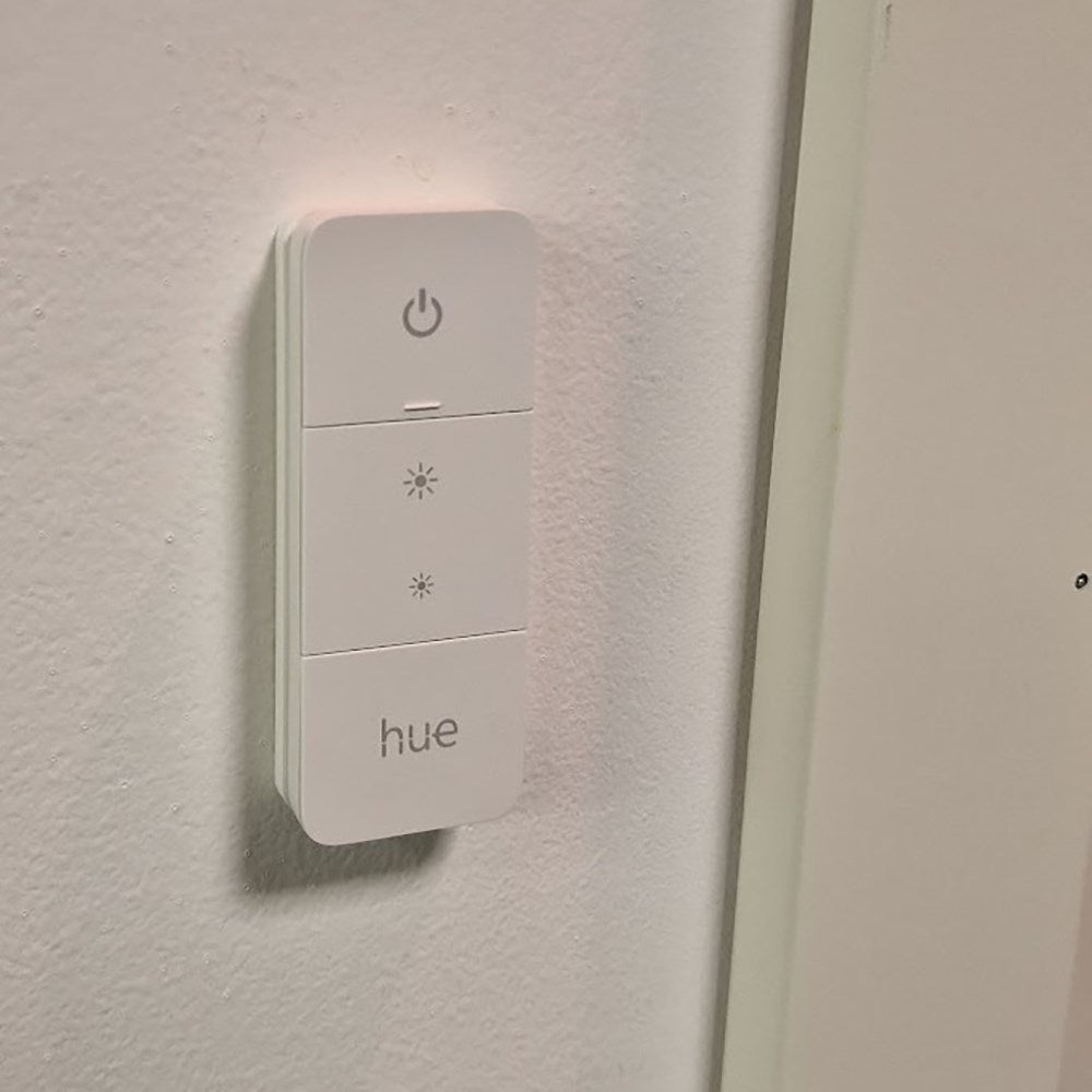 Light Solutions - Philips Hue Dimmer Switch V2 Usynligt Beslag - Hvid