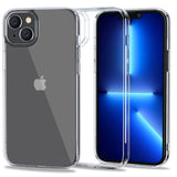 iPhone 14 Tech-Protect Flexair Hybrid Bagside Cover - Gennemsigtig