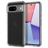 Google Pixel 8 Spigen Ultra Hybrid Case - Gennemsigtig