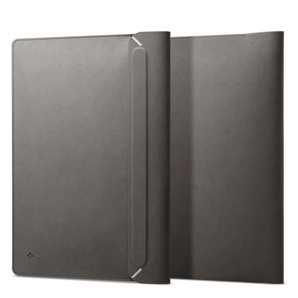 Spigen Valentinus Kunstlæder Sleeve til MacBook / Laptop 15-16" (40 x 28 x 2 cm) - City Grey