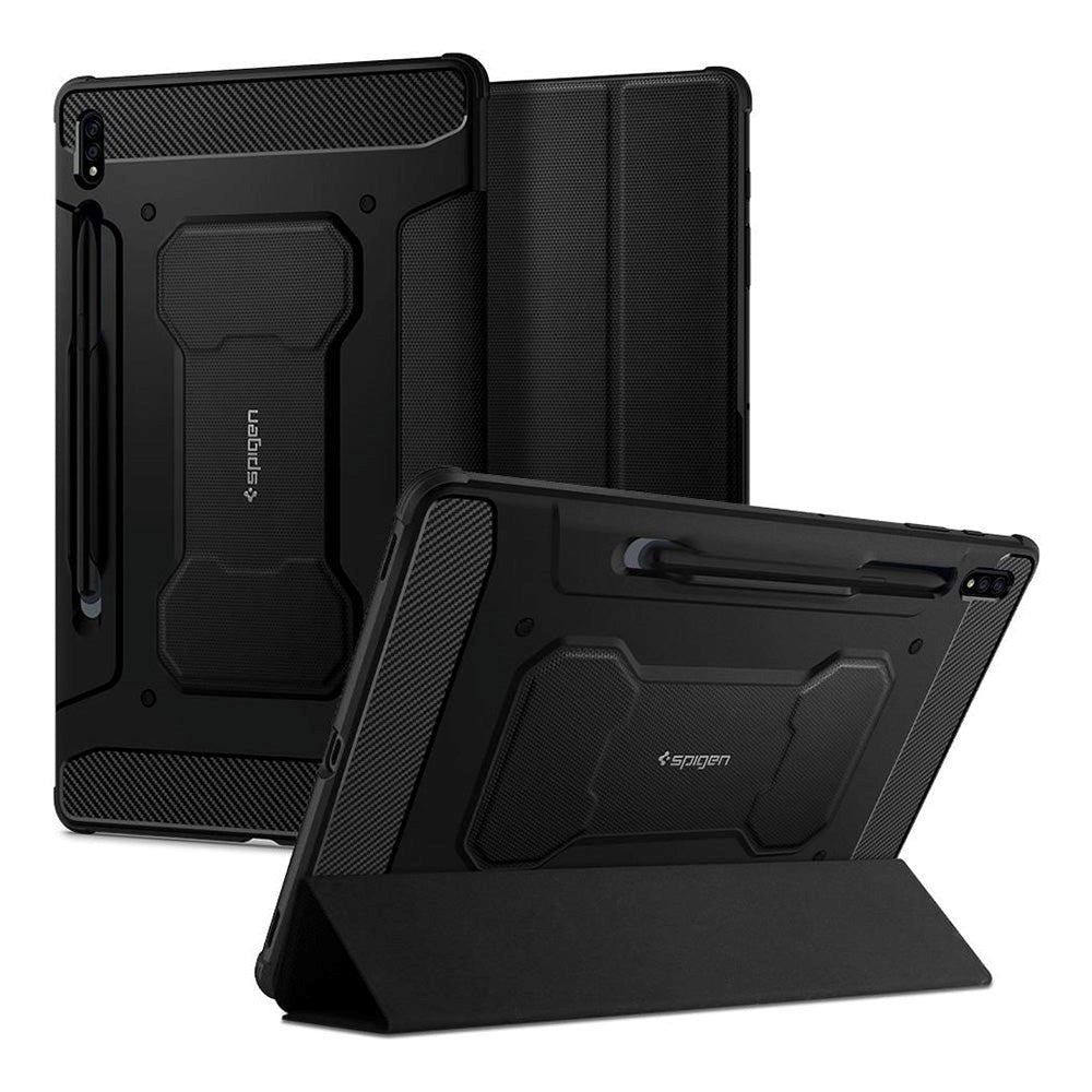 Samsung Galaxy Tab S8 Plus / Tab S7 Plus 12.4'' Spigen Rugged Armor Pro Cover - Black