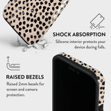 Burga iPhone 15 Pro Tough Fashion Cover - MagSafe Kompatibel - Almond Latte