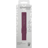 iDeal of Sweden Apple Watch (42/44/SE/45/46/49mm) Soft Swirl Silikonerem - Str. S/M - Velvet Plum