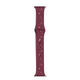 Apple Watch (38/40/SE/41/42mm) iDeal of Sweden Silikonerem - Str. M/L - Fine Wine Bloom