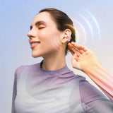 Baseus Bass BC1 Clip True Wireless Headset - Open-Ear - Lyserød