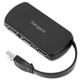 Targus USB-A Hub - 4x USB-A - Sort