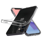 Spigen iPhone 12 Mini Liquid Crystal Cover - Gennemsigtig