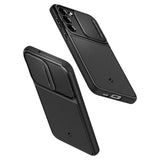 Samsung Galaxy S23 Spigen Optik Armor Bagside Cover - Sort