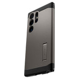 Samsung Galaxy S24 Ultra Spigen Tough Armor Case m. Kickstand - Gunmetal