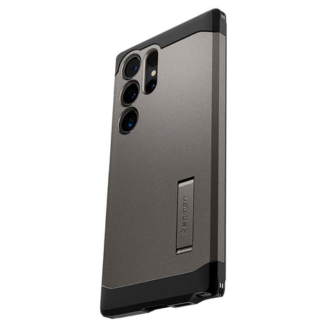 Samsung Galaxy S24 Ultra Spigen Tough Armor Case m. Kickstand - Gunmetal