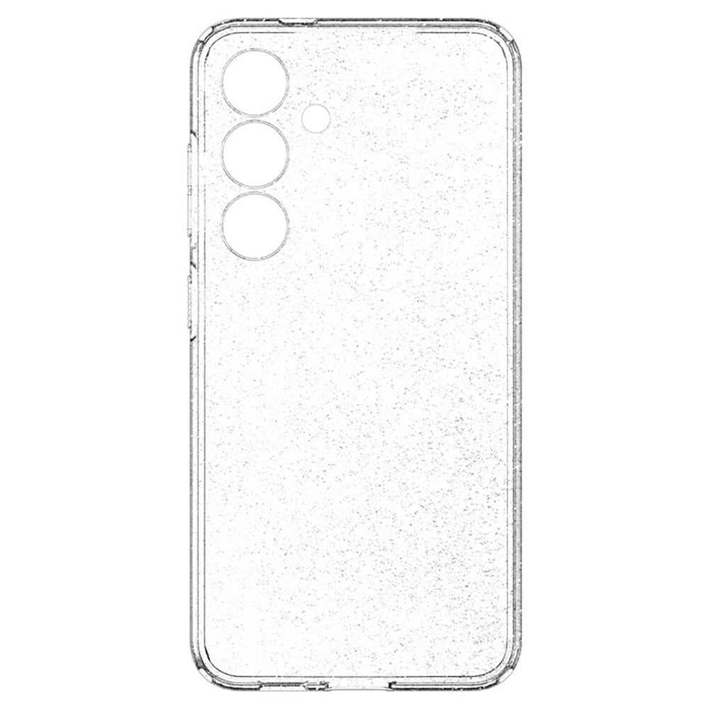 Samsung Galaxy S24 Spigen Liquid Crystal Glitter Bagside Cover - Gennemsigtig