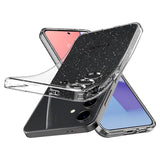 Samsung Galaxy S24 Spigen Liquid Crystal Glitter Bagside Cover - Gennemsigtig
