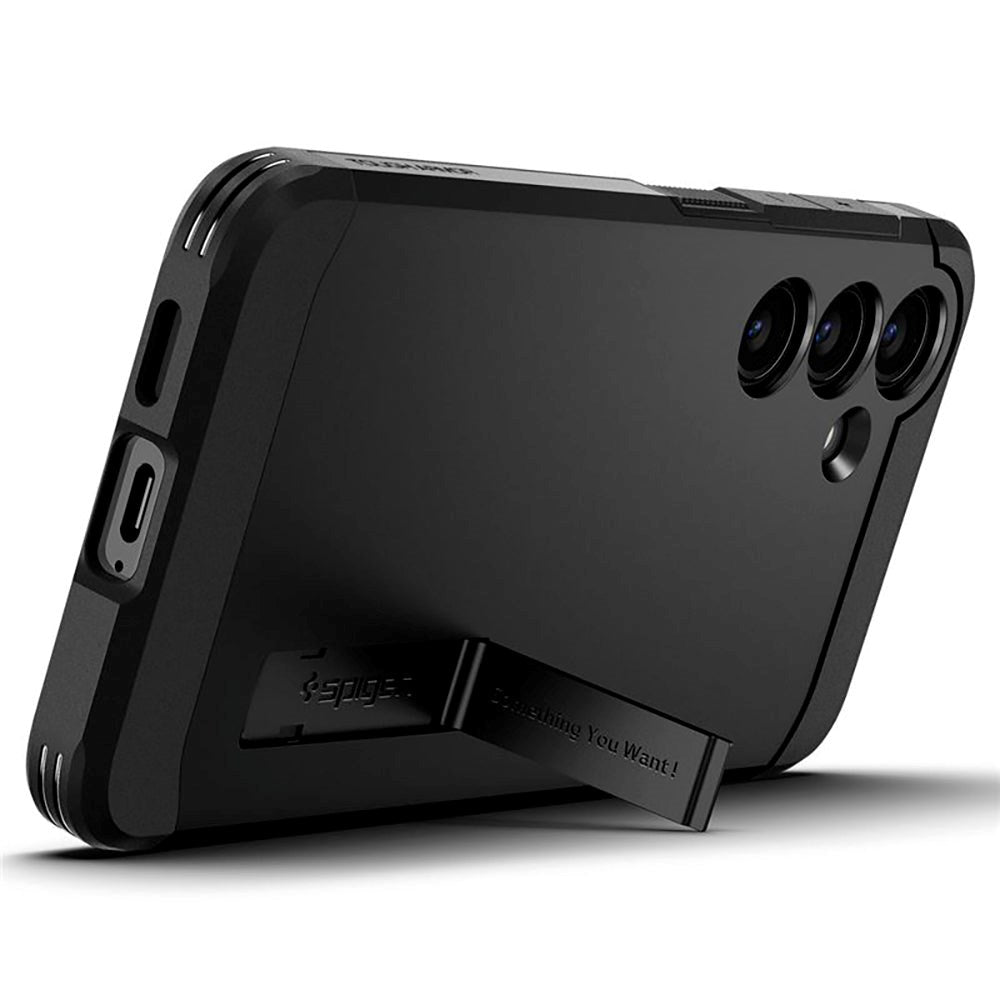 Samsung Galaxy S24 Spigen Tough Armor Bagside Cover - Sort