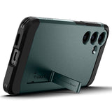 Samsung Galaxy S24 Spigen Tough Armor Bagside Cover - Mørkegrøn