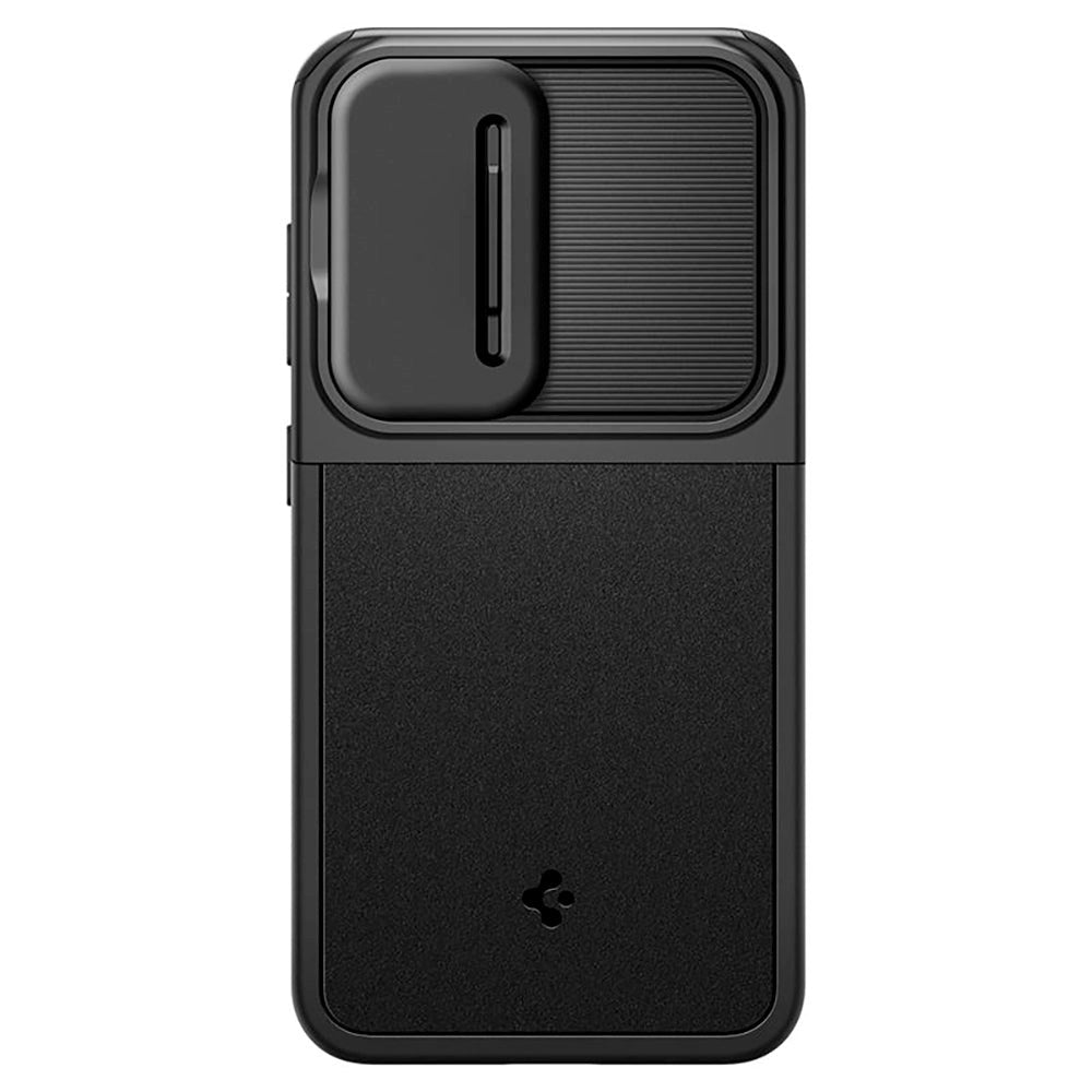 Samsung Galaxy S24 Spigen Optik Armor Bagside Cover - Sort