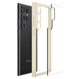 Samsung Galaxy S24 Ultra Spigen Ultra Hybrid Case - Gennemsigtig / Beige