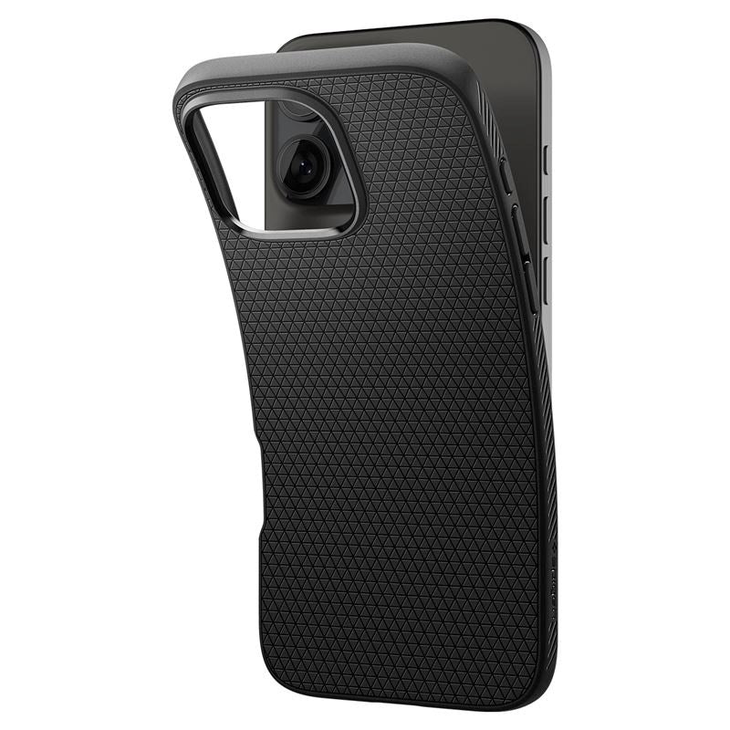 iPhone 16 Pro Max Spigen Liquid Air Bagside Cover - Sort