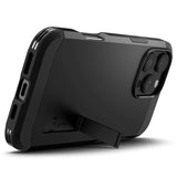 iPhone 16 Pro Max Spigen Tough Armor Case m. Kickstand - MagSafe Kompatibel - Sort