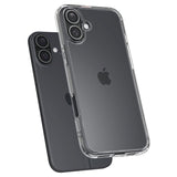 iPhone 16 Plus Spigen Crystal Hybrid Cover - Gennemsigtig