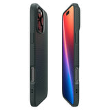 iPhone 16 Pro Spigen Liquid Air Bagside Cover - Grøn