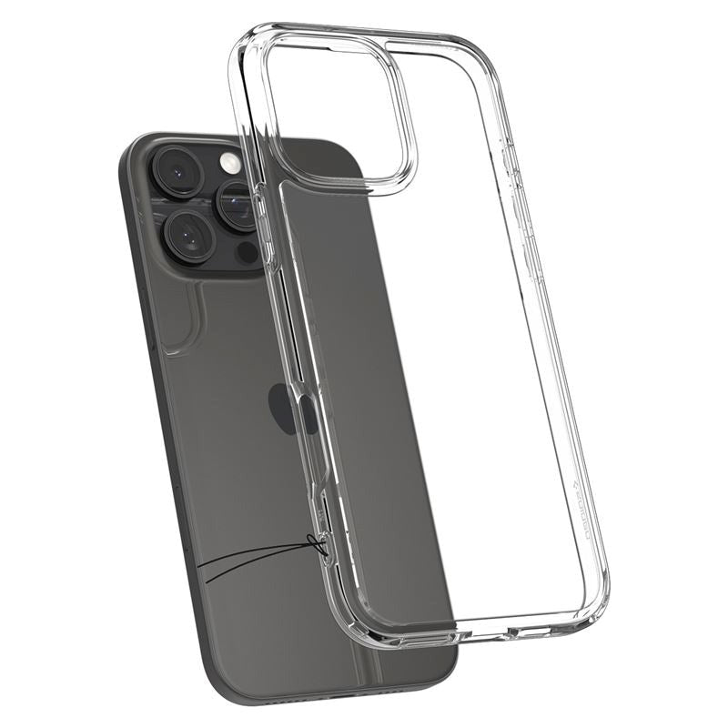 iPhone 16 Pro Spigen Crystal Hybrid Cover - Gennemsigtig