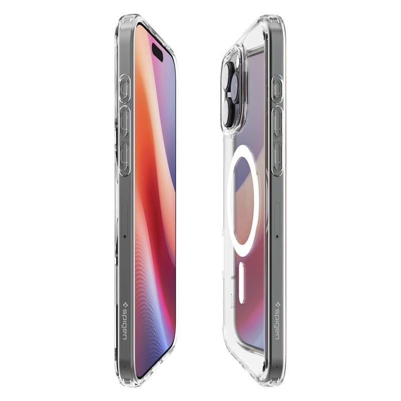 iPhone 16 Pro Spigen Crystal Hybrid Cover - MagSafe Kompatibel - Gennemsigtig