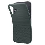 iPhone 16 Spigen Liquid Air Bagside Cover - Grøn