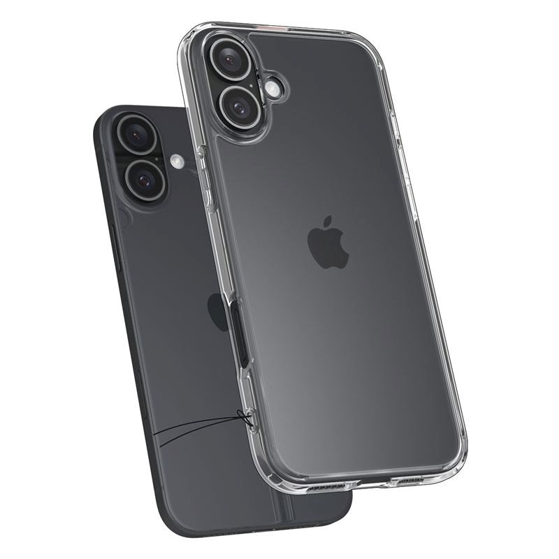 iPhone 16 Spigen Crystal Hybrid Cover - Gennemsigtig