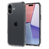 iPhone 16 Spigen Crystal Hybrid Cover - Gennemsigtig