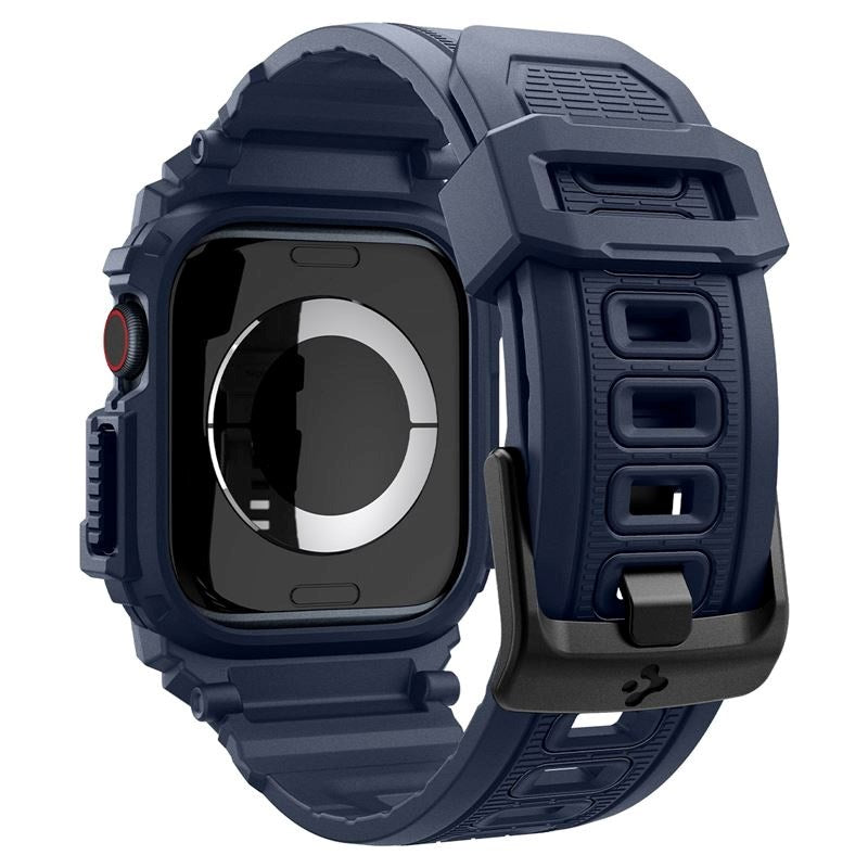 Spigen Rugged Armor Pro Apple Watch (38/40/SE/41/42mm) - Rem m. Cover - Blå