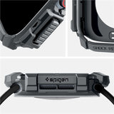 Spigen Rugged Armor Cover - Apple Watch 11 / 10 (46mm) - Fleksibelt Plastik - Mørkegrå
