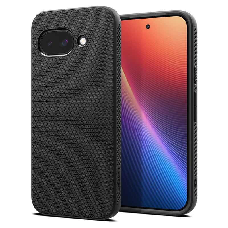 Spigen - Liquid Air Fleksibelt Plastik Cover - Google Pixel 9a - Sort