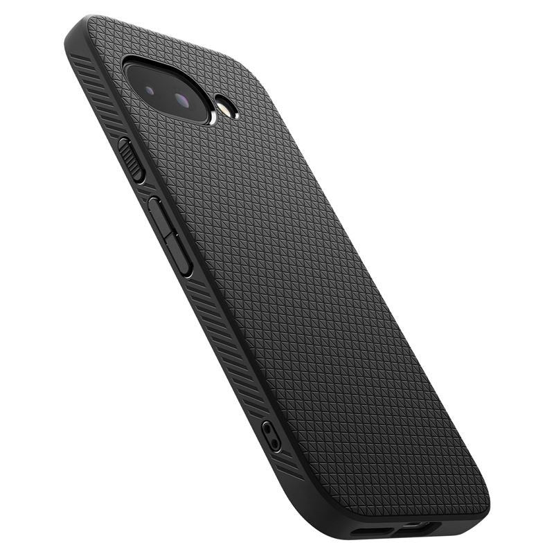Spigen - Liquid Air Fleksibelt Plastik Cover - Google Pixel 9a - Sort