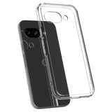 Google Pixel 9a Spigen Hybrid Crystal Clear Case - Gennemsigtig