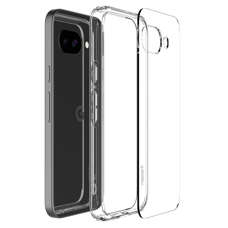 Google Pixel 9a Spigen Hybrid Crystal Clear Case - Gennemsigtig