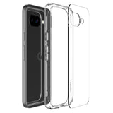 Google Pixel 9a Spigen Hybrid Crystal Clear Case - Gennemsigtig