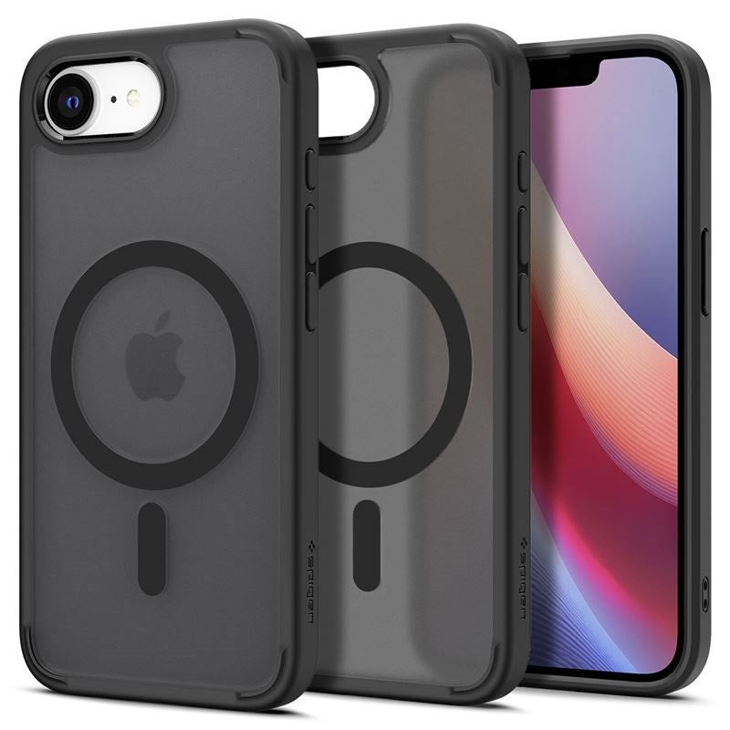 iPhone 17e / 16e Spigen Ultra Hybrid Bagside Cover - MagSafe Kompatibel - Sort