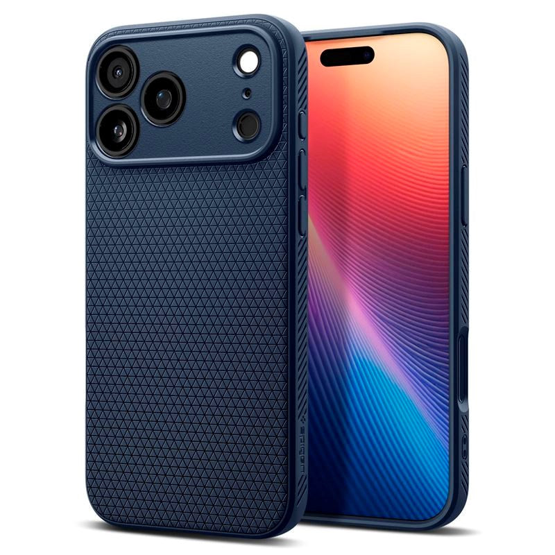 Spigen - iPhone 17 Pro - Liquid Air Cover - Blå
