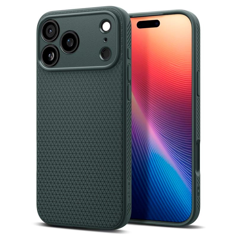 Spigen - iPhone 17 Pro - Liquid Air Cover - Grøn