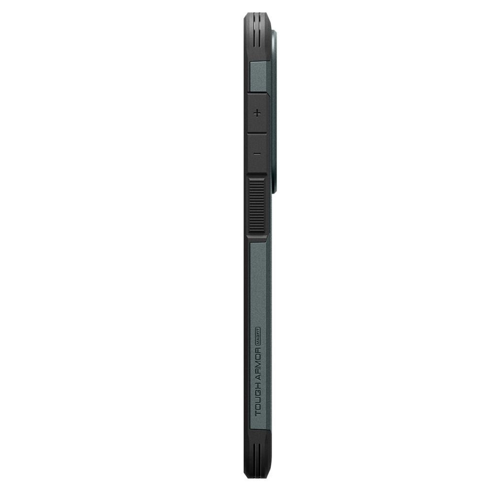 Spigen Samsung Galaxy S26 Ultra Tough Armor Hybrid Mobil Cover - MagSafe Kompatibel - Grøn