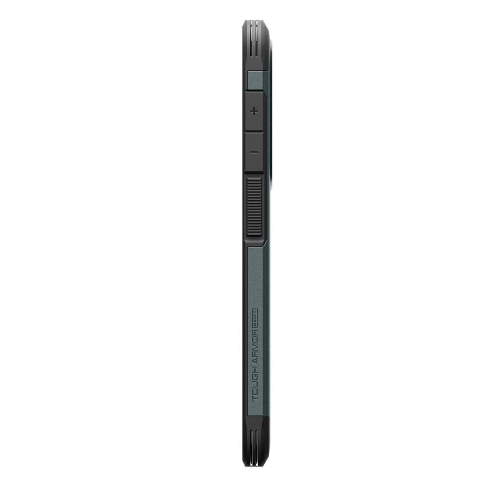 Spigen Samsung Galaxy S26 Tough Armor Hybrid Mobil Cover - MagSafe Kompatibel - Grøn