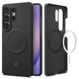 Samsung Galaxy S26 Ultra Spigen Air Skin Aramid Case - MagSafe Kompatibel - Sort