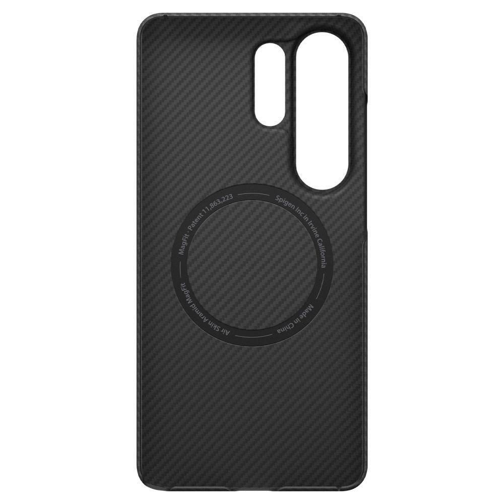 Samsung Galaxy S26 Ultra Spigen Air Skin Aramid Case - MagSafe Kompatibel - Sort