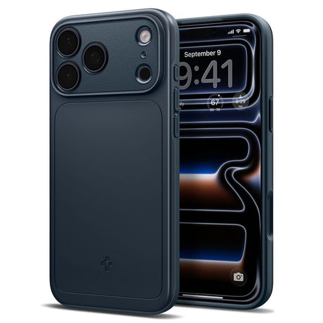 iPhone 18 Pro Max / 17 Pro Max Spigen Thin Fit Bagside Cover - MagSafe Kompatibel - Blå