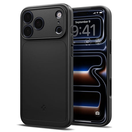 iPhone 18 Pro / 17 Pro Spigen Thin Fit Bagside Cover - MagSafe Kompatibel - Sort