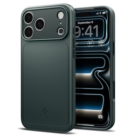 iPhone 18 Pro Max / 17 Pro Max Spigen Thin Fit Bagside Cover - MagSafe Kompatibel - Grøn
