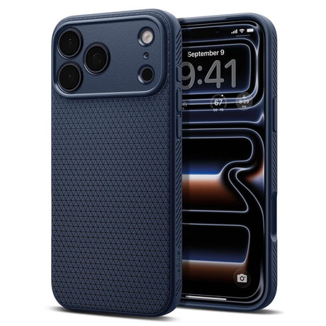 iPhone 18 Pro / 17 Pro Spigen Liquid Air Bagside Cover - Blå