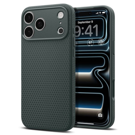 iPhone 18 Pro Max / 17 Pro Max Spigen Liquid Air Bagside Cover - Grøn